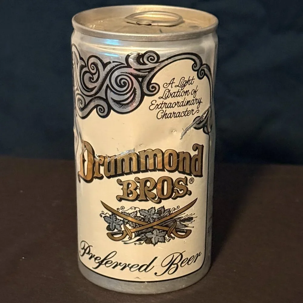 Drummond Bros. Preferred  vintage Beer can